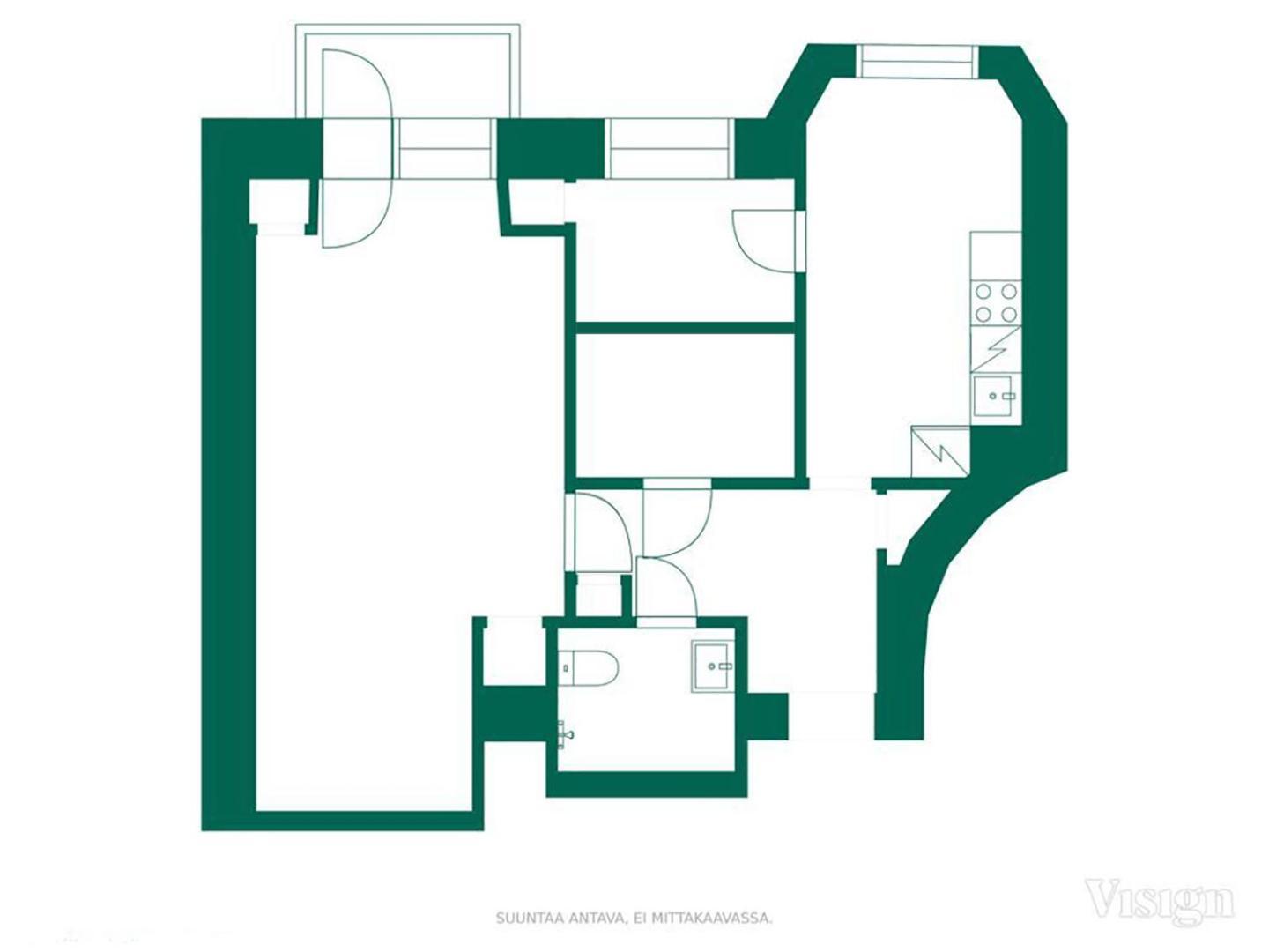 Artistic Kallio Apartment Helsinki Exterior photo